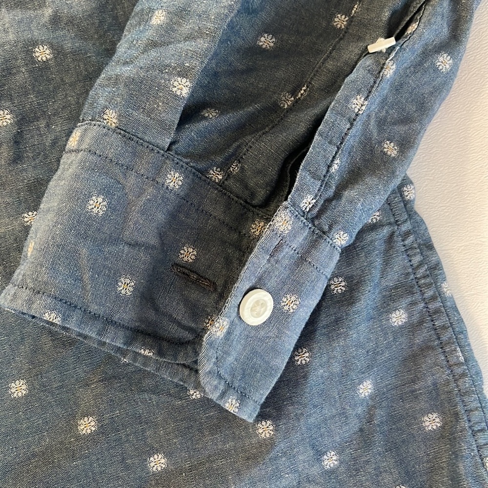 Jack Spade Chambray Printed Button Down Shirt - image 7